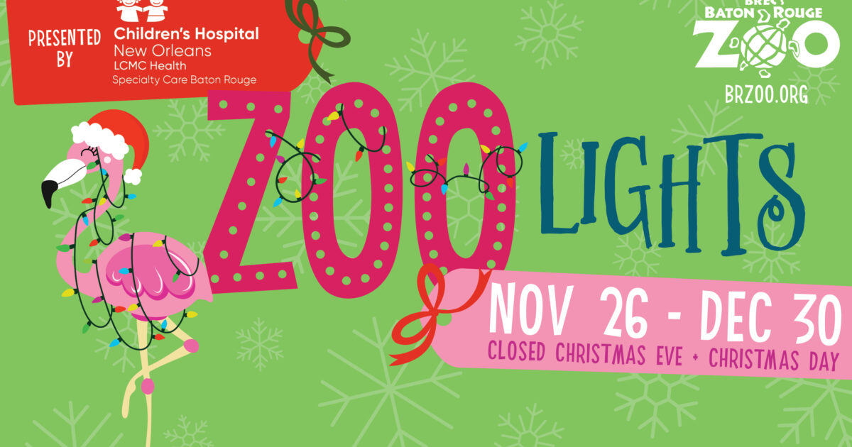 Celebrate the Holidays with Zoolights! BREC's Baton Rouge Zoo